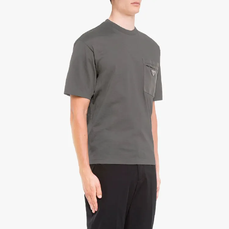 PRADA T Shirts Men Gray-3
