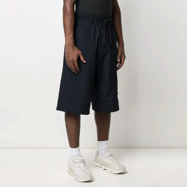 Y 3 Casual Shorts Men Navy Blue-4