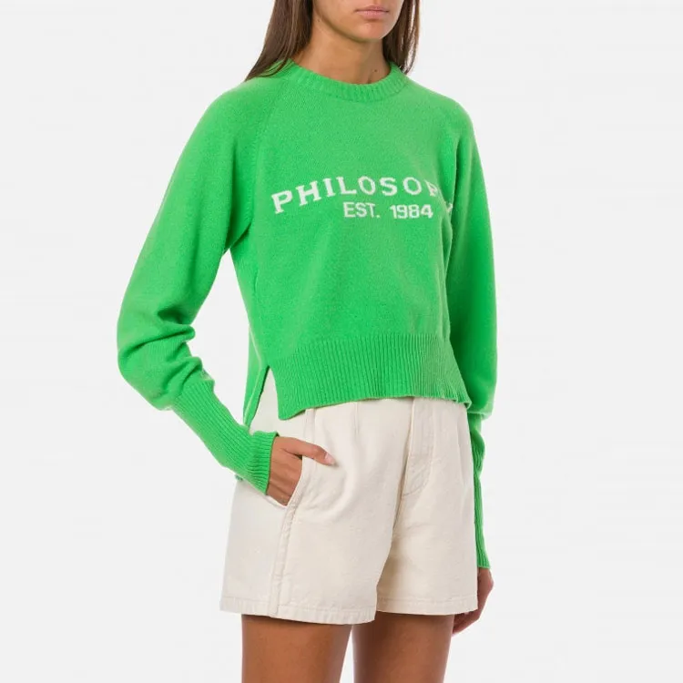 PHILOSOPHY DI LORENZO SERAFINI Logo Intarsia Sweater-3