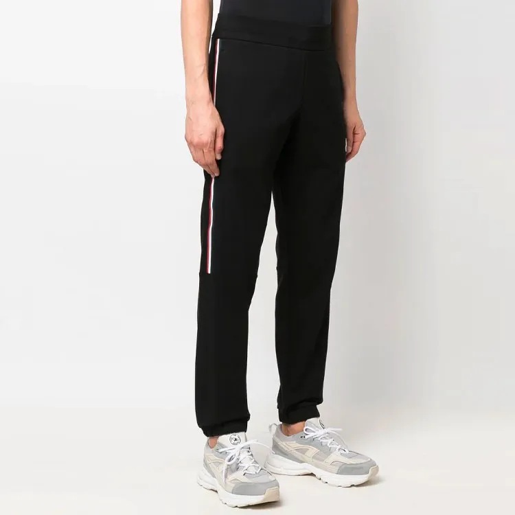 Moncler SS22 Knitted Sweatpants Men Black-3
