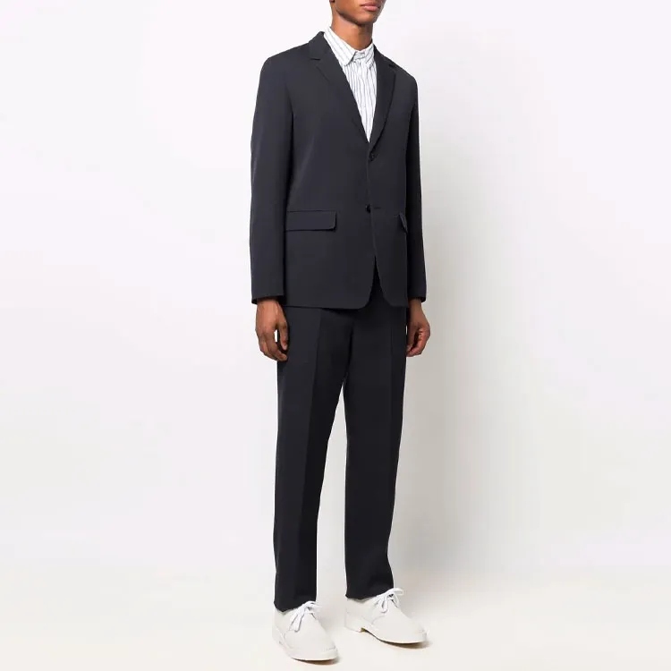 JIL SANDER Business Suits Men Black-3