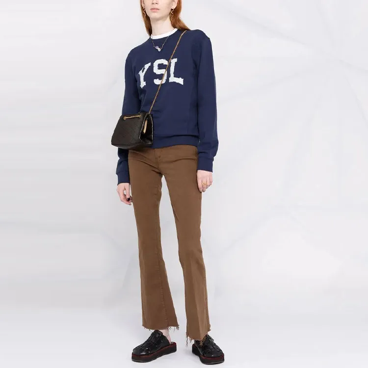SAINT LAURENT Sweatshirts Women's Blue-1