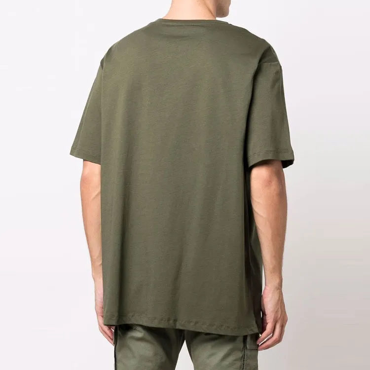 BALMAIN T Shirts Men Green-3