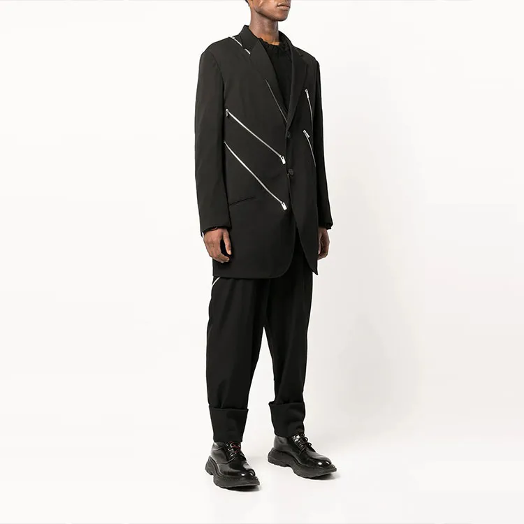Yohji Yamamoto Zip detail Single breasted Blazer-1