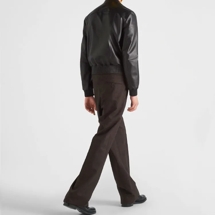 PRADA Leather Bomber Jacket-1