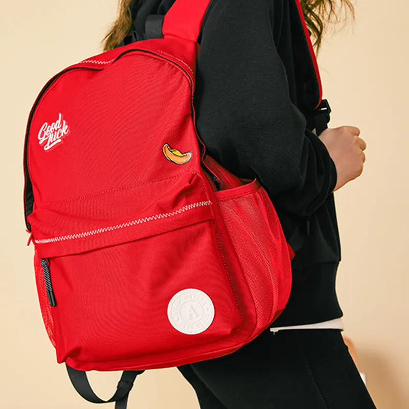 Anta Life Collection 600D*600D78T/PU Double Coated Backpack Regular Unisex Red-5