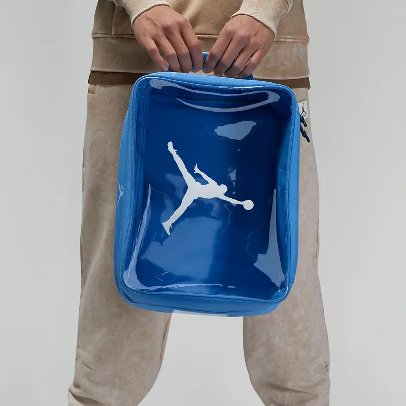 Jordan Polyester Handbag With Shoe Bag And Storage Small Size Unisex Blue-5
