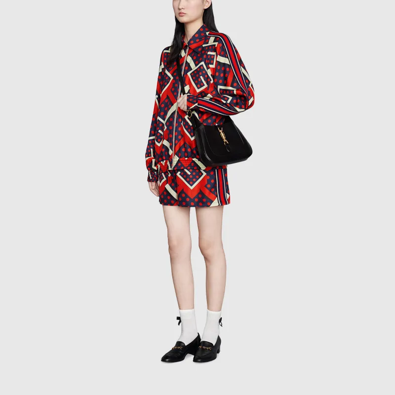 GUCCI G Dot Labyrinth print Shorts-1
