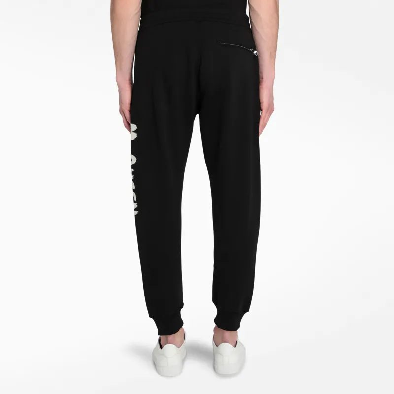 Alexander McQueen Graffiti Logo Printed Track Pants-5