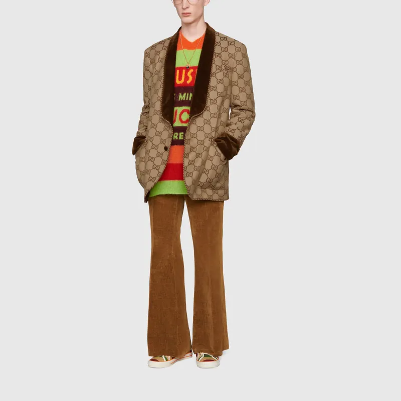 GUCCI Jackets Coats Men's Brown-2