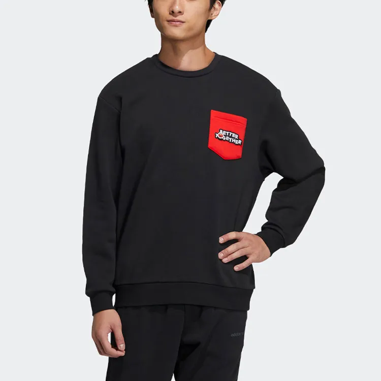 Adidas Neo Sesame Street Co branded Collection Sweatshirt Unisex Black-1