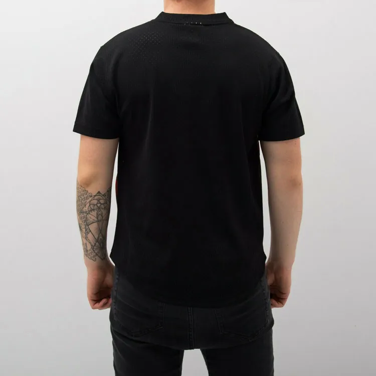 Mitchell Ness T-Shirts Men Red-4
