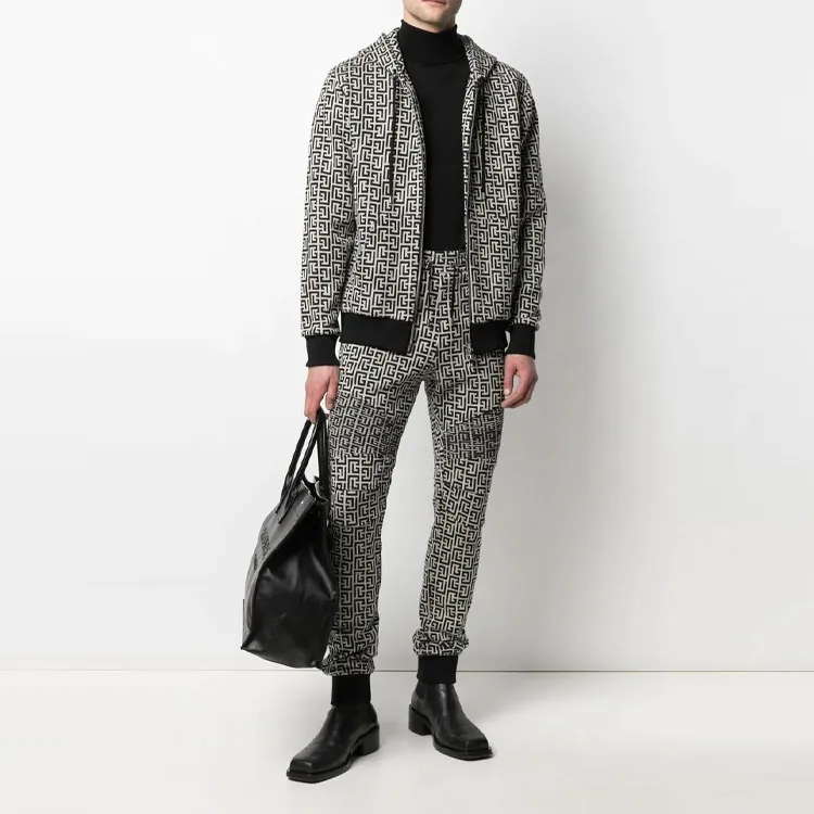 BALMAIN Monogram Track Pants-1