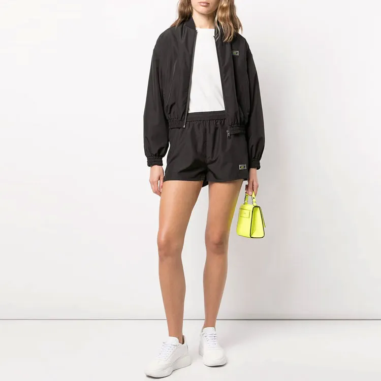 MSGM Cropped Coats Women's Black-1