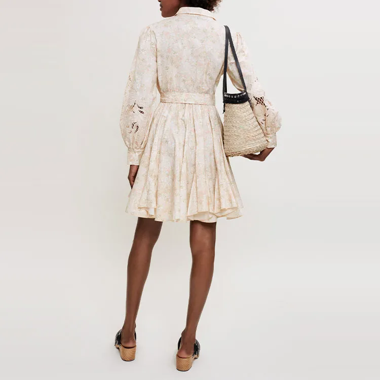 Maje Long-Sleeved Dresses Women's White-2