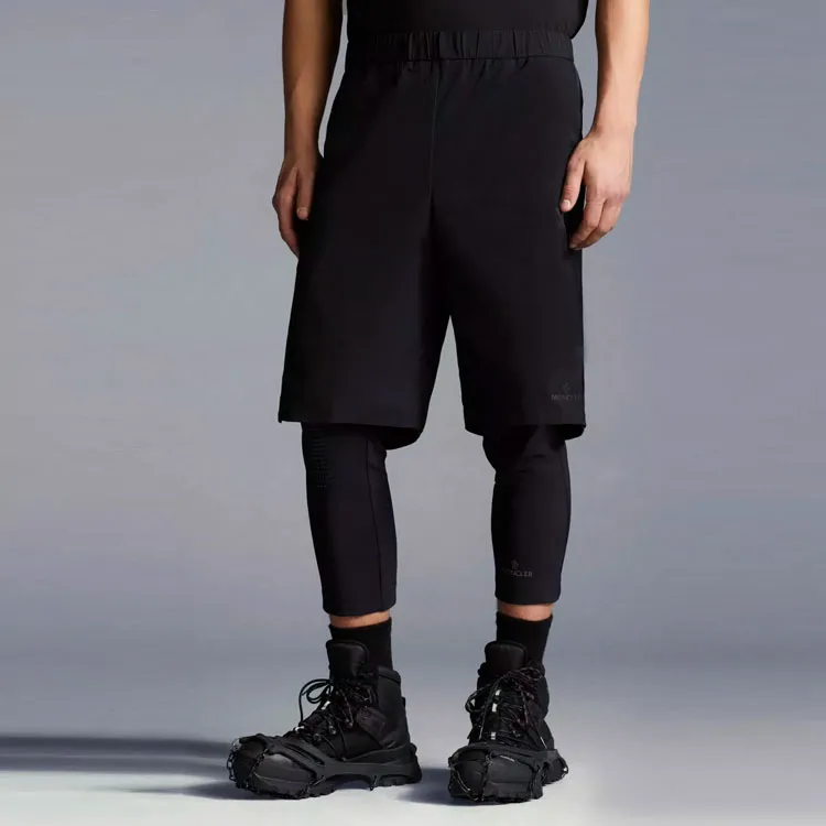 Moncler SS22 Casual Shorts Men Black-2