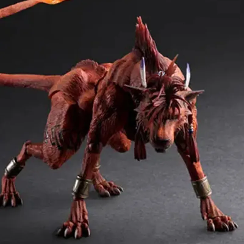 SQUARE ENIX Play Arts Adaptation Final Fantasy VII  Remastered Crimson XIII Action Figures 18cm-2