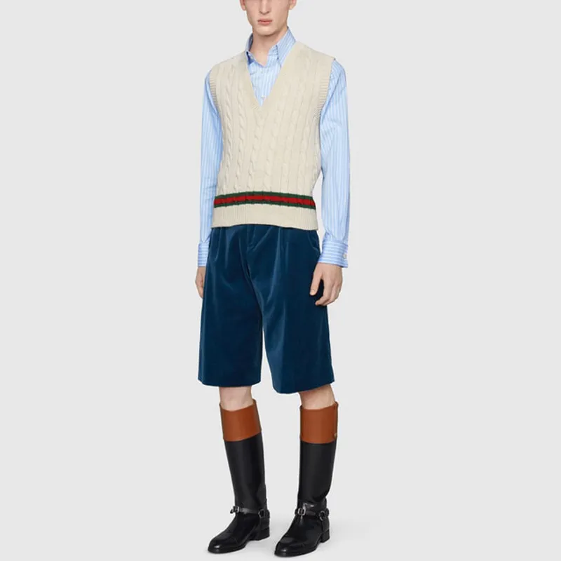 GUCCI Vests Men Ecru-1