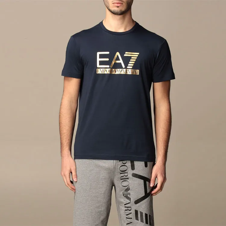 EMPORIO ARMANI EA7 T Shirt Men's Navy Blue-4