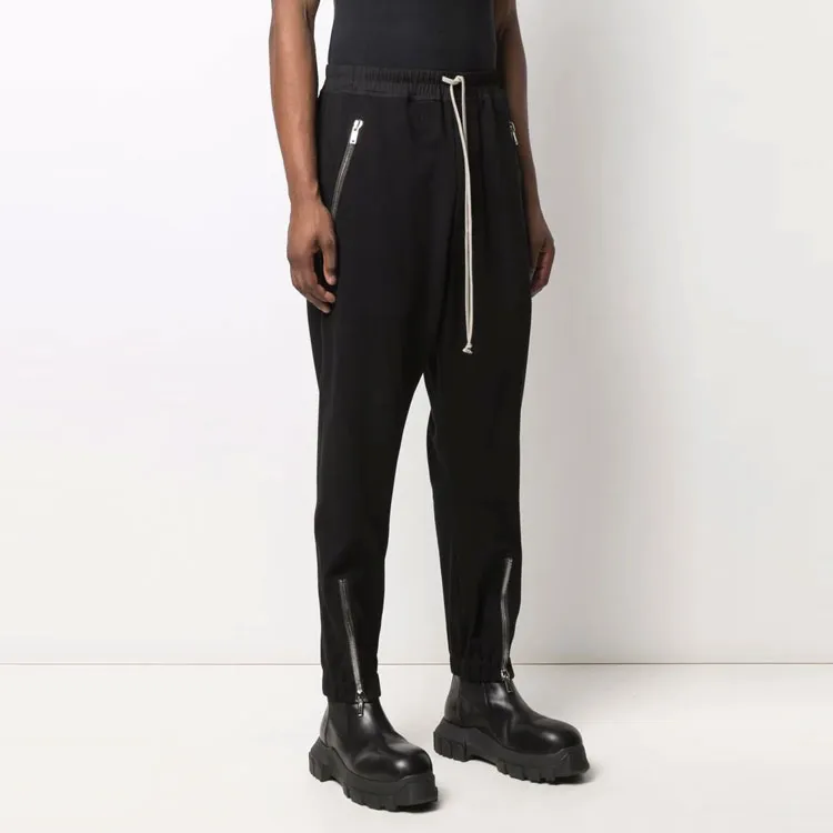 RICK OWENS Knitted Sweatpants Men Black-3