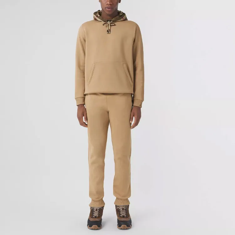 Burberry Check Hood Cotton Hoodie-2