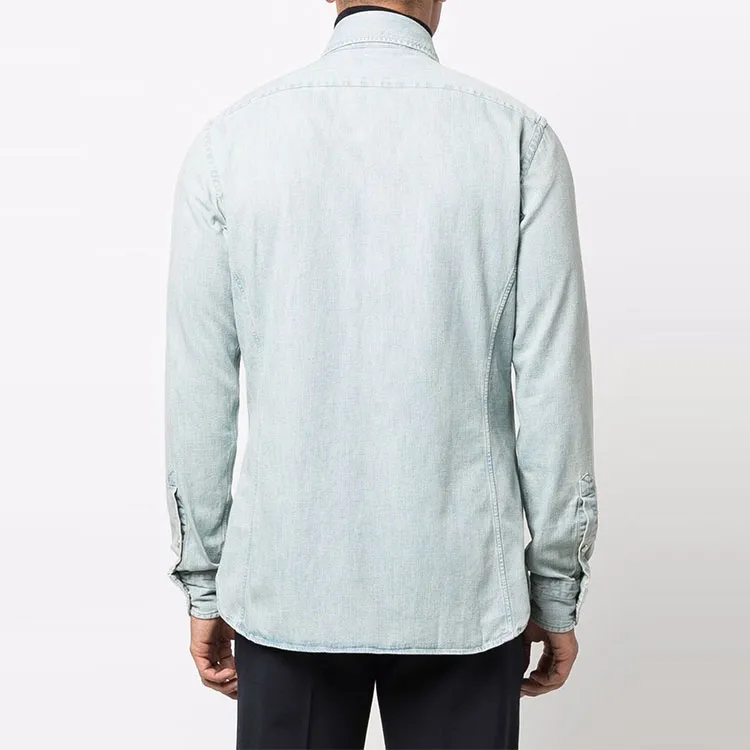 TOM FORD Shirts Men Blue-3