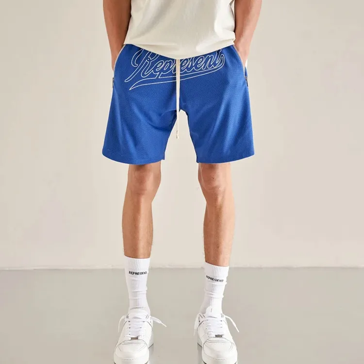 REPRESENT Casual Shorts Men Blue-1