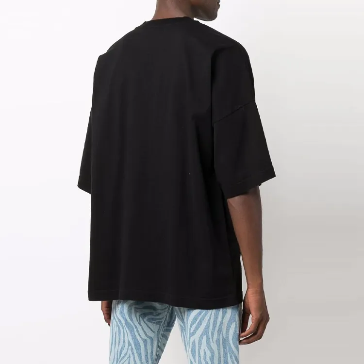 PALM ANGELS Spray Heart Loose T shirt-1