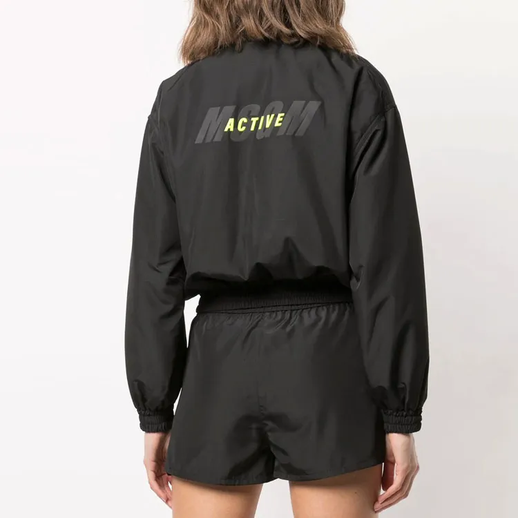 MSGM Cropped Coats Women's Black-3