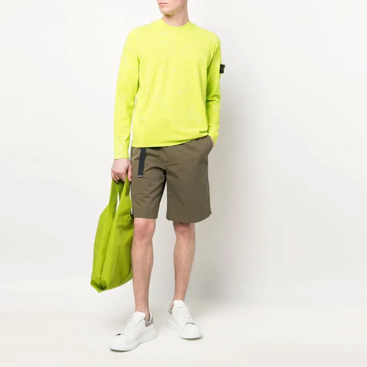 STONE ISLAND Sweaters Men Neon Yellow-1