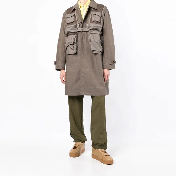 UNDERCOVER Check pattern Patch pocket Coat-1