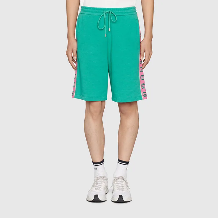 GUCCI Pineapple Casual Shorts Men Green-2