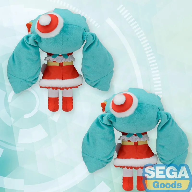 SEGA Hatsune Miku Christmas 2023 Tarepanda Green Dolls Plush Doll 16cm High-2