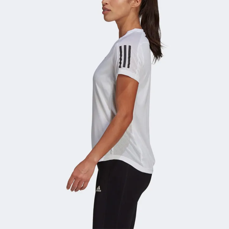 adidas OWN THE RUN Women's Crewneck T-Shirt White-3