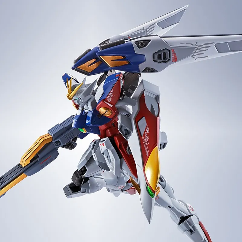 BANDAI Metal Robot Spirits New Mobile Report Gundam Wing Side Ms Wing Gundam Zero Figure White-2