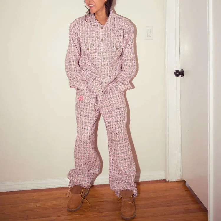 Drew House Boucle Mascot Oversized Trucker Jacket-6