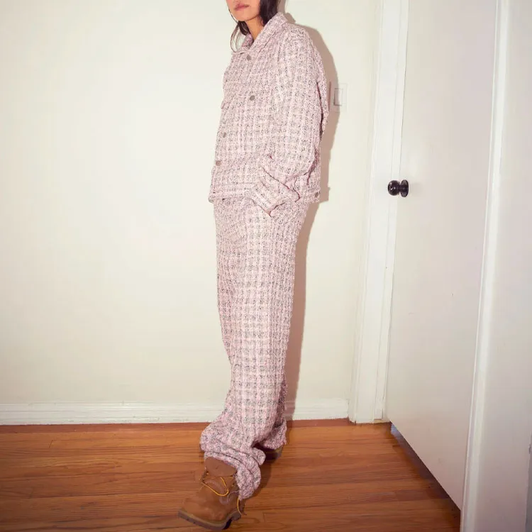 Drew House Boucle Mascot Oversized Trucker Jacket-9