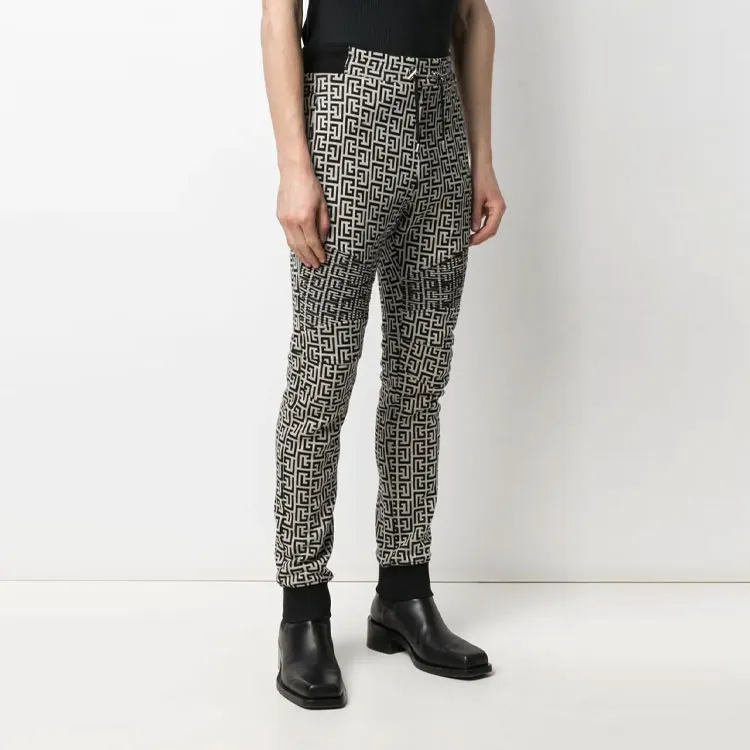 BALMAIN Monogram Track Pants-3