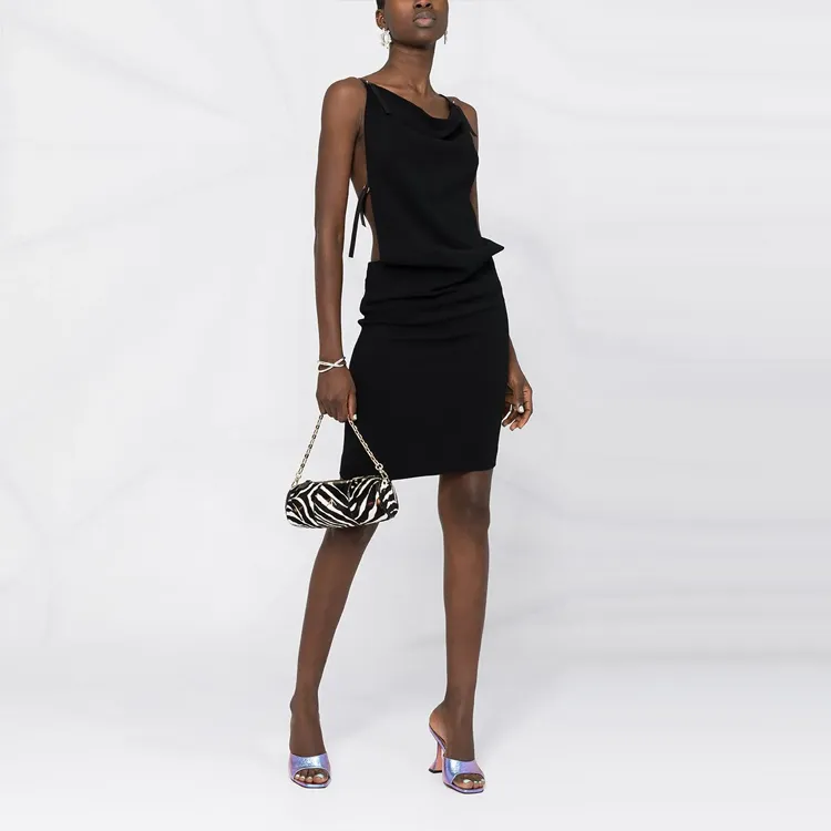 DSQUARED 2 Sleeveless Dresses Women's Black-2