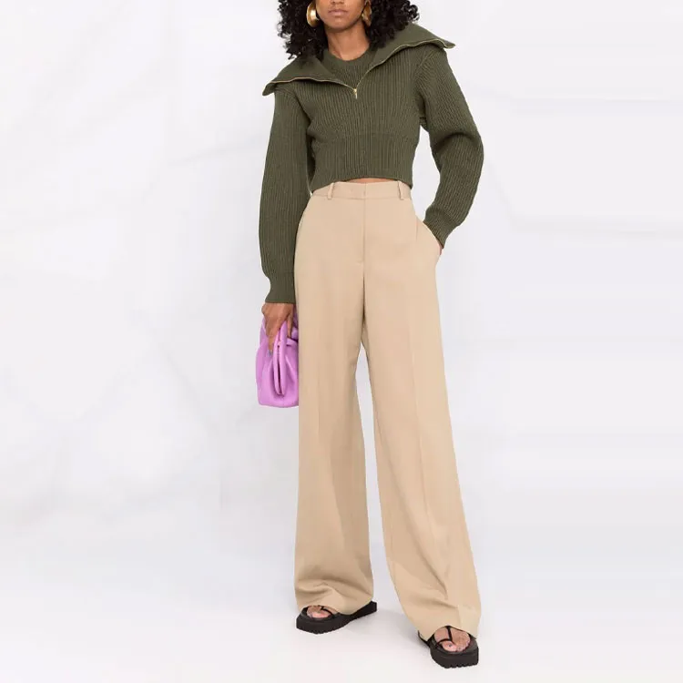 Jacquemus Slim Fit Sweater Women's Green-1