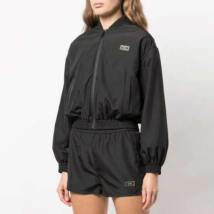 MSGM Cropped Coats Women's Black-2