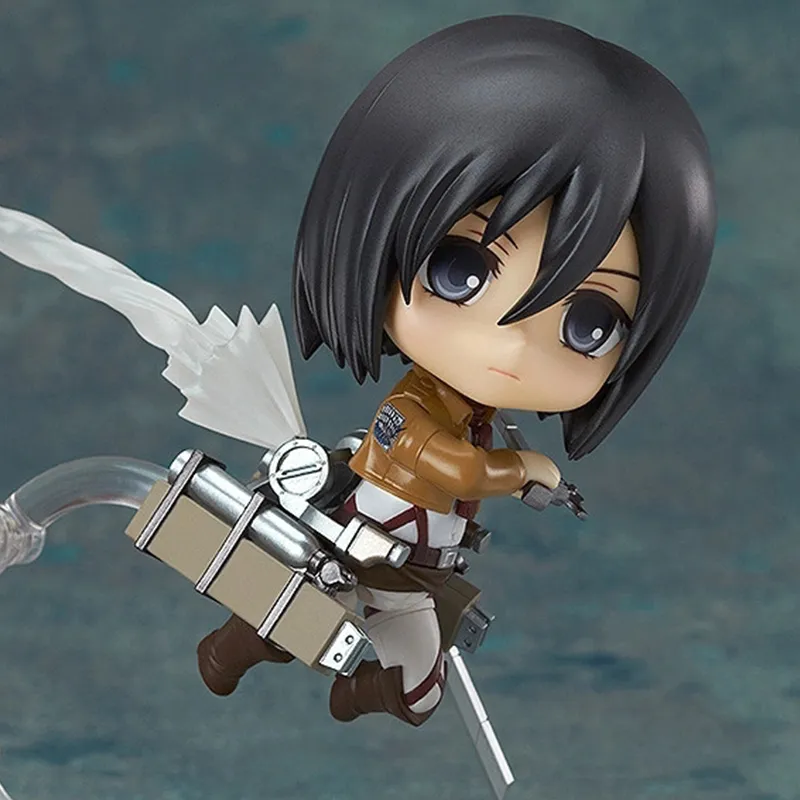 GSC Clay Figure No.1381 Attack On Titan, Mikasa Ackerman, Survey Corps Chibi Figures 10cm-3
