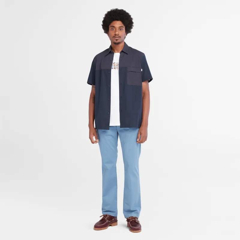 Timberland Shirt Men's Dark Sapphire Blue-1