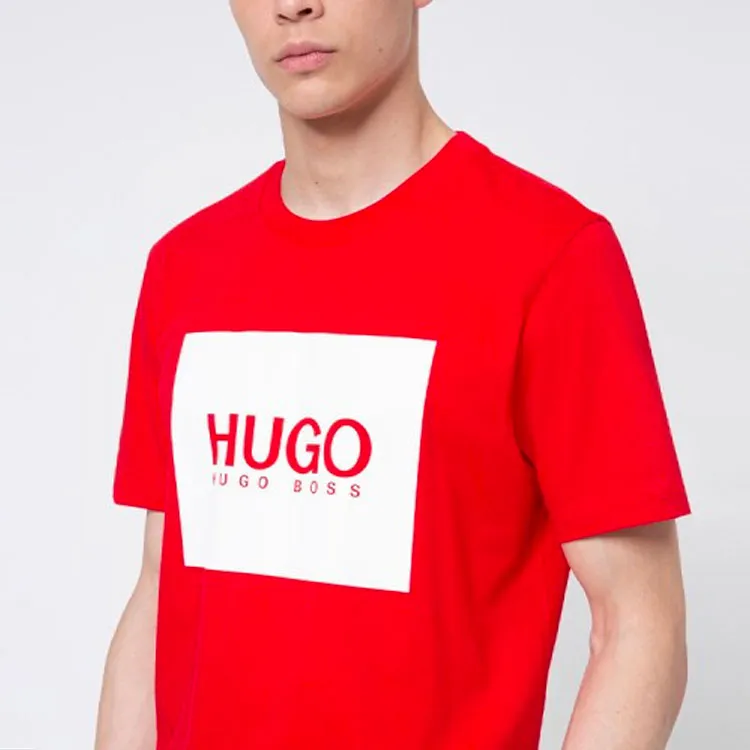 HUGO BOSS T Shirts Men Red-3