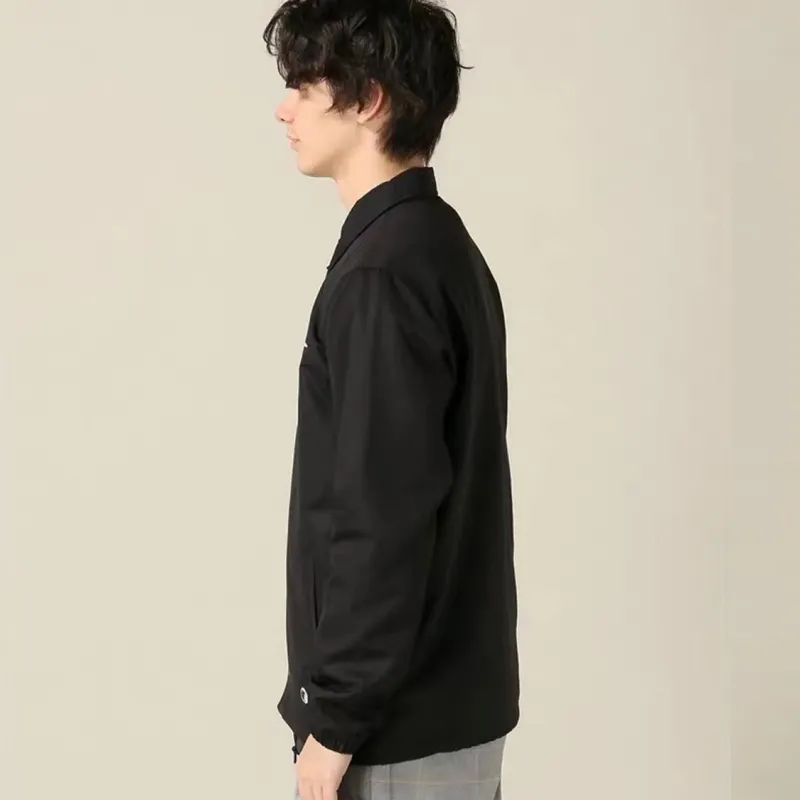Champion Velvet feel Coat Japan Version Unisex Black-3