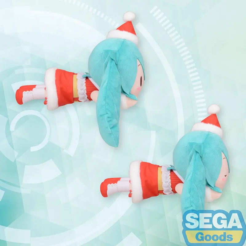 SEGA Hatsune Miku Christmas 2023 Tarepanda Green Dolls Plush Doll 16cm High-5