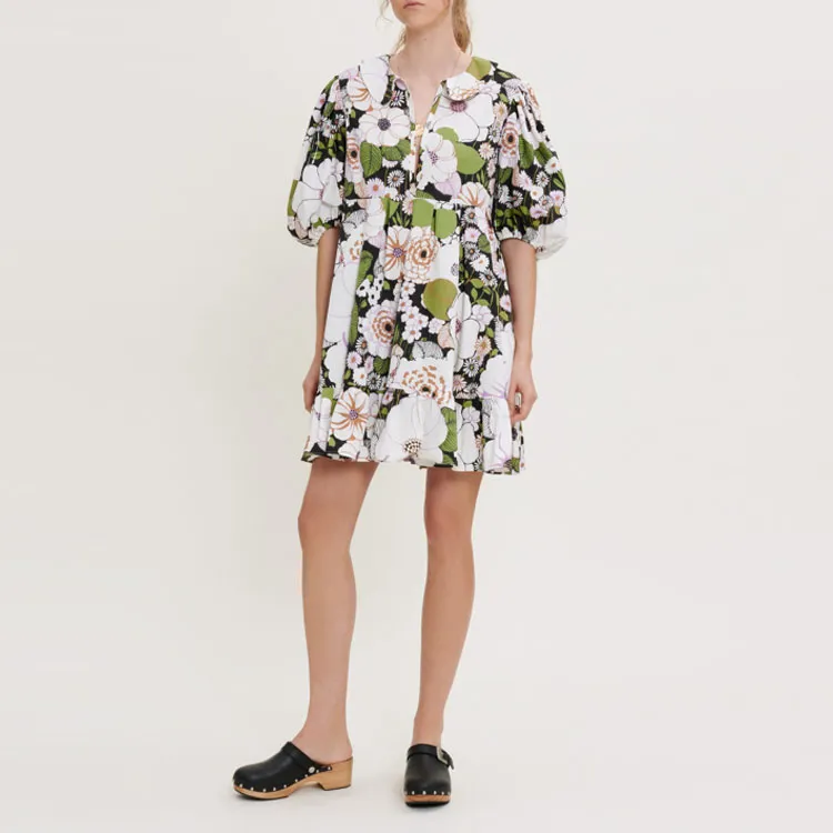 Maje Short Sleeved Dresses Women's Multicolor-1