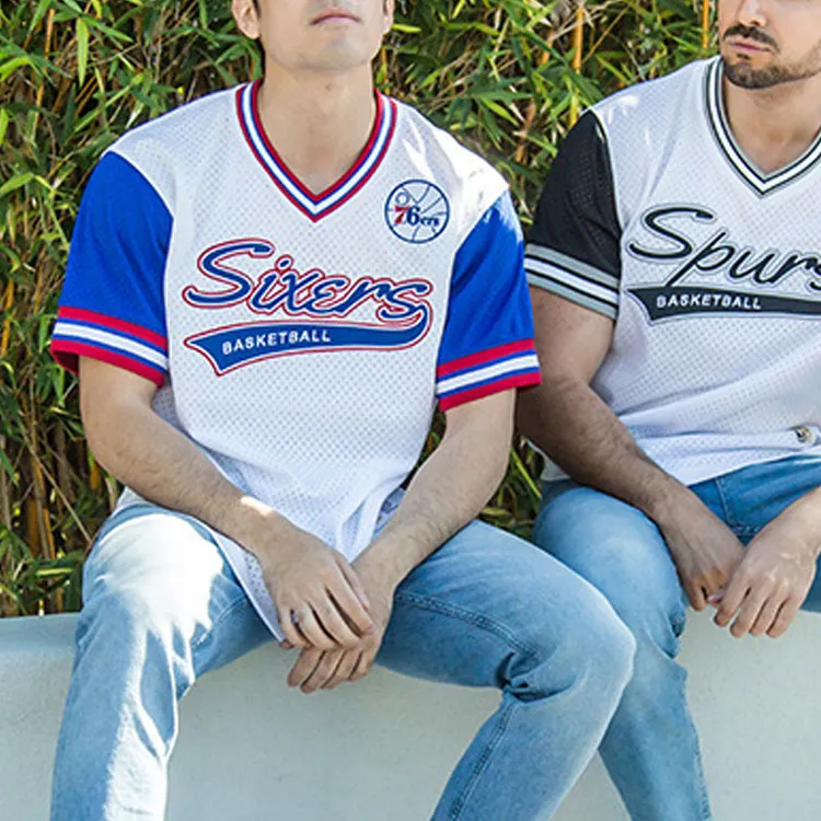 Mitchell Ness T Shirts Unisex White-2