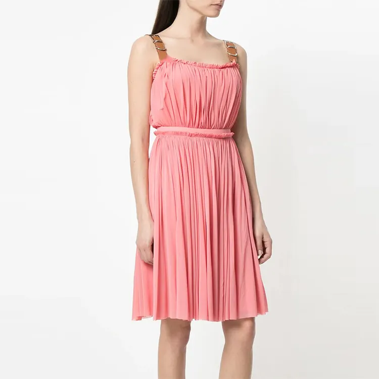Alexander McQueen Sleeveless Dresses Women's Pink-3