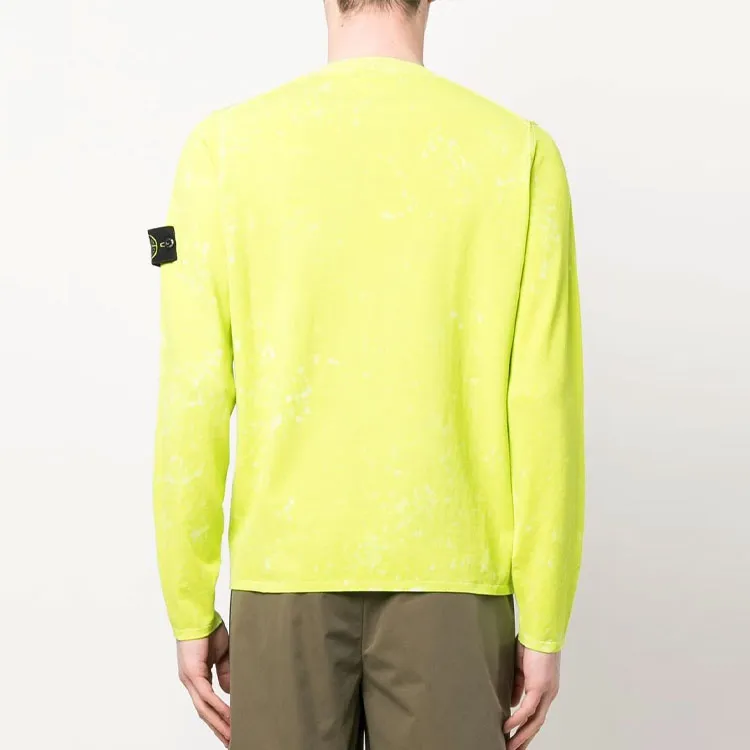 STONE ISLAND Sweaters Men Neon Yellow-3